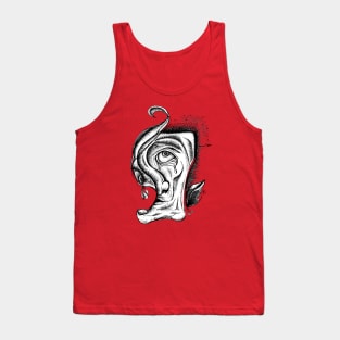 Melting Toe Face Tank Top